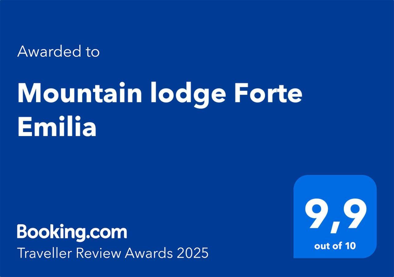 Mountain Lodge Forte Emilia Kobarid Exterior foto